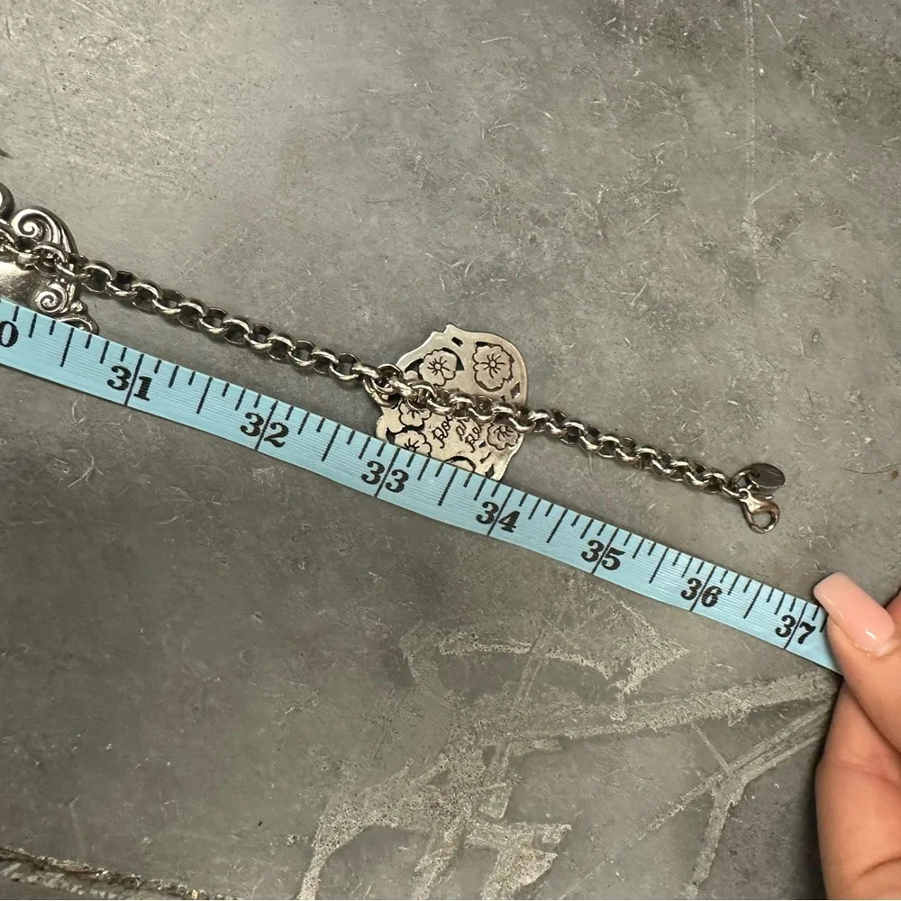 Brighton Silver Chain Belt with Charms - Picture 6 of 6